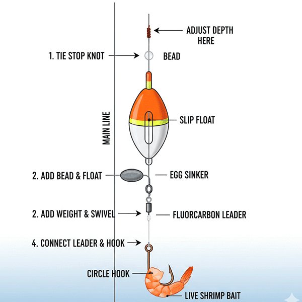 Slip Float Illustration