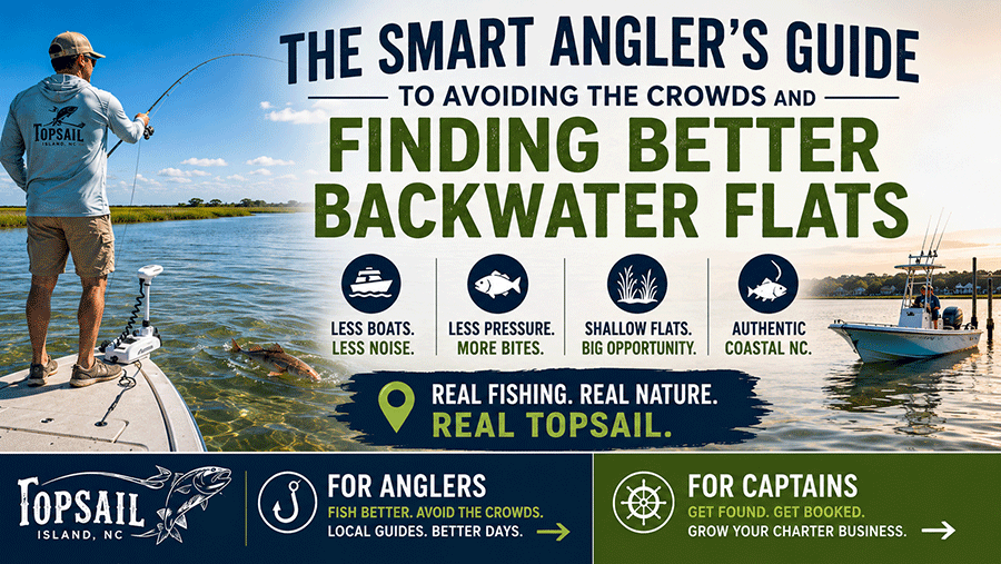 Fishing charters near Wrightsville Beach and Topsail Island NC